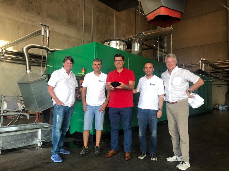 Mike Allen (Providence Energy Chairman), Jeffory Blackard, Mladen Jozinovic After Successful Rhino Testing